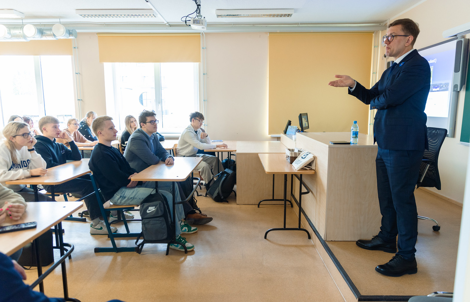Peaminister Otepää Gümnaasiumis