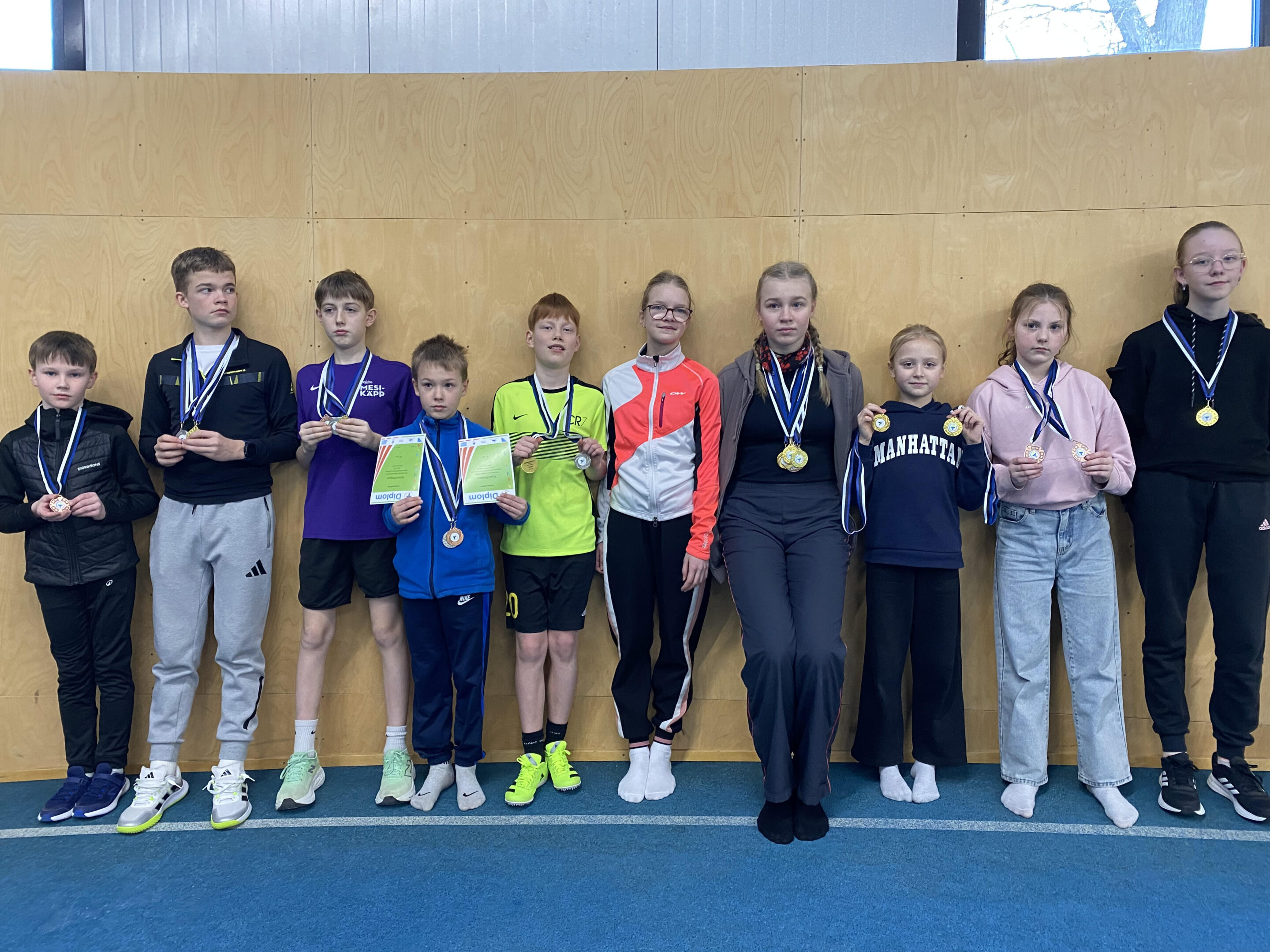 Meie tublid sisekergejõustiklased